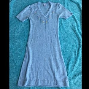 Vintage Joni Blair Knit Floral Dress